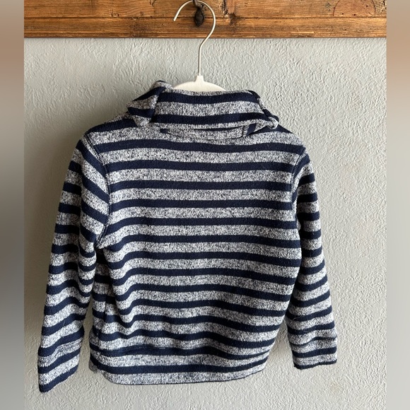 Baby Gap toddler pullover grey and navy stripes size 3T - Picture 4 of 5